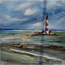 [2100000148707] Orig. Ölgemälde &quot;Westerhever&quot; 80 x 80 cm