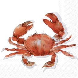 [2100000149629] Servietten Lunch &quot;Crab coral&quot; 33 x 33 cm