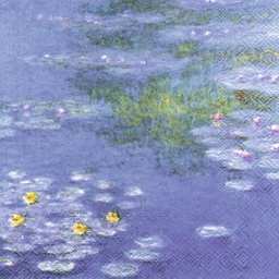 [2100000149667] Servietten Lunch &quot;Monets Waterlilies&quot; 33 x 33 cm