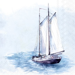 [2100000149674] Servietten Lunch &quot;Sail away&quot; 33 x 33 cm