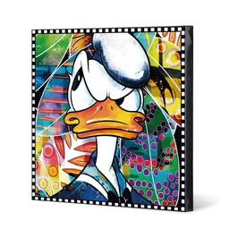 [2100000150526] Orig. Leinwand Disney &quot;Donald Duck&quot; 70 x 70 cm