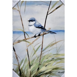 [2100000151660] Org. Leinwand &quot;Blue Bird&quot; 50x70 cm