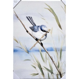 [2100000151684] Org. Leinwand &quot;Blue Bird&quot; 50x70 cm