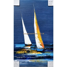 [2100000152025] Org. Leinwandbild &quot;Segler II&quot; 50x30 cm