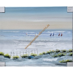 [2100000152261] Org. Leinwandbild &quot;Dünenblick III&quot; 50x60 cm