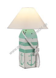 [2100000125548] Lampe &quot;Buoy Lamp Anchor&quot; türkis H 44 cm 