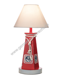 [2100000125524] Lampe &quot;Buoy Lamp Red Color&quot; H 40 cm