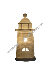 [2100000125517] Lampe &quot;Leuchtturm&quot; H 26 cm 