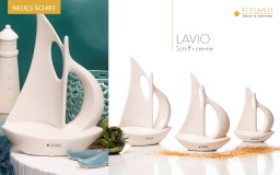 [2100000133628] Skulptur Boot &quot;Lavio&quot; H 17 cm 